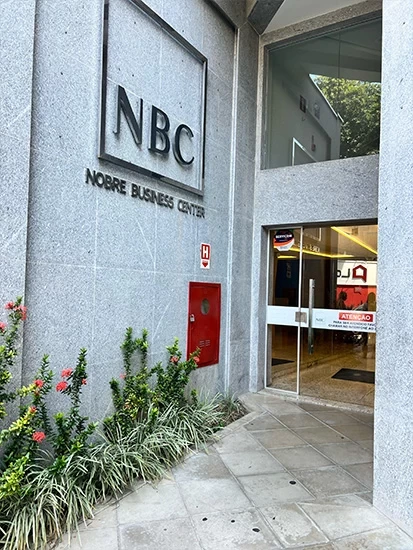 Entrada do prédio